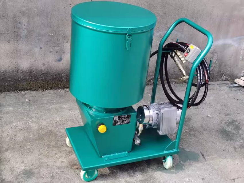Máy bơm mỡ bằng điện có cấu tạo như thế nào?
