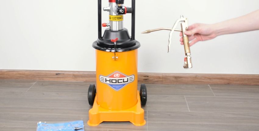 Hướng dẫn lắp đặt máy bơm mỡ bằng hơi 3