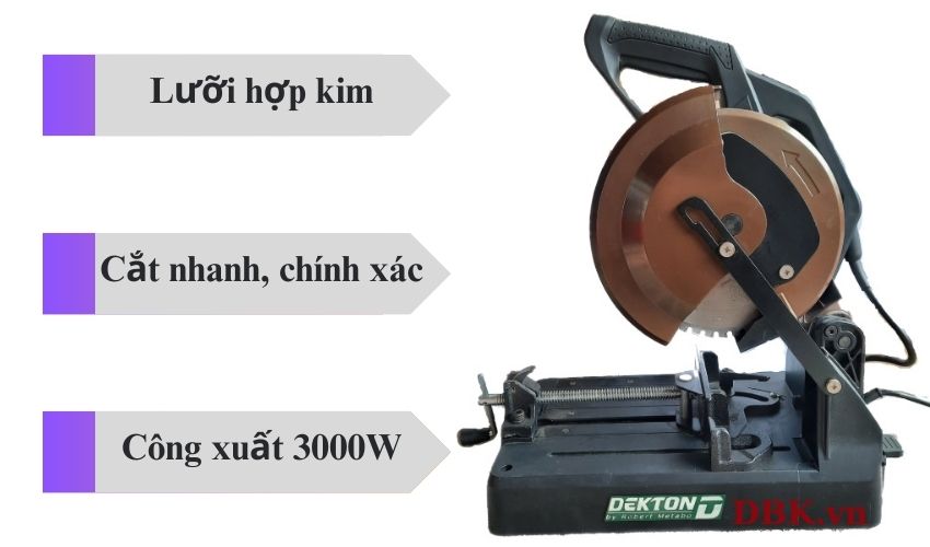 Giới thiệu sản phẩm Máy cắt lưỡi hợp kim Dekton DK 955