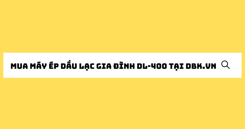 Máy ép dầu lạc gia đình DL-400 (BỎ MẪU) 6