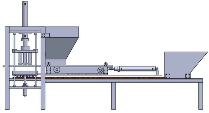 Cấu tạo của máy ép gạch không nung thủy lực 1