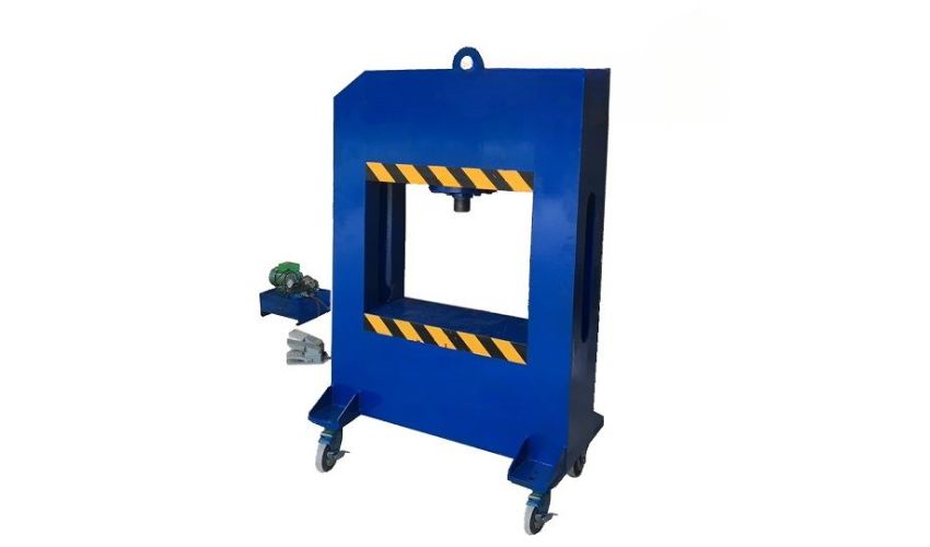 Máy ép thủy lực 10 tấn khung kín