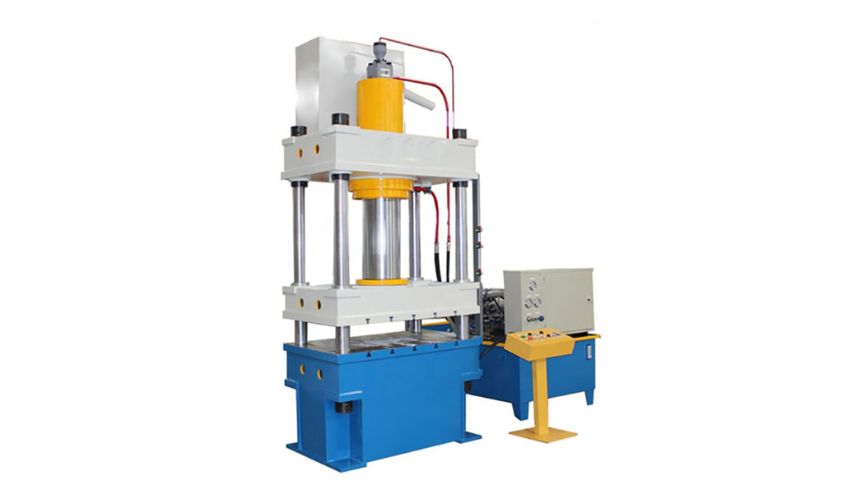 Công dụng và ứng dụng máy dập thuỷ lực 4 trụ