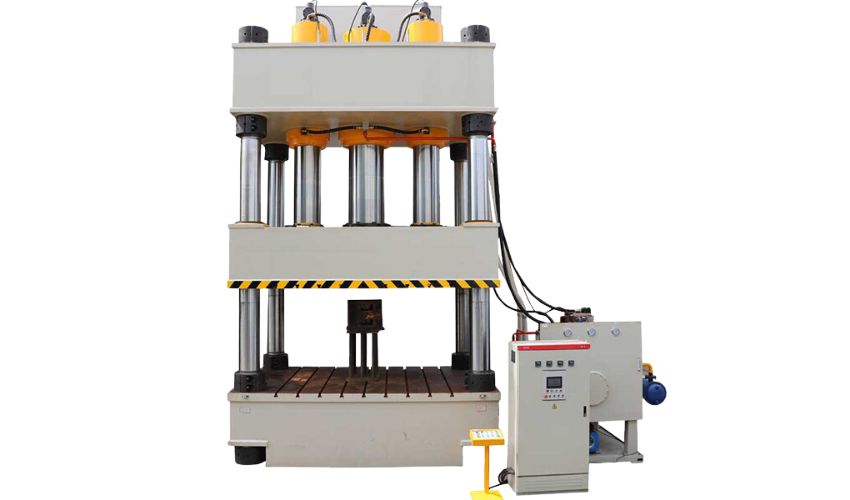 Máy ép thủy lực 4 trụ là gì?