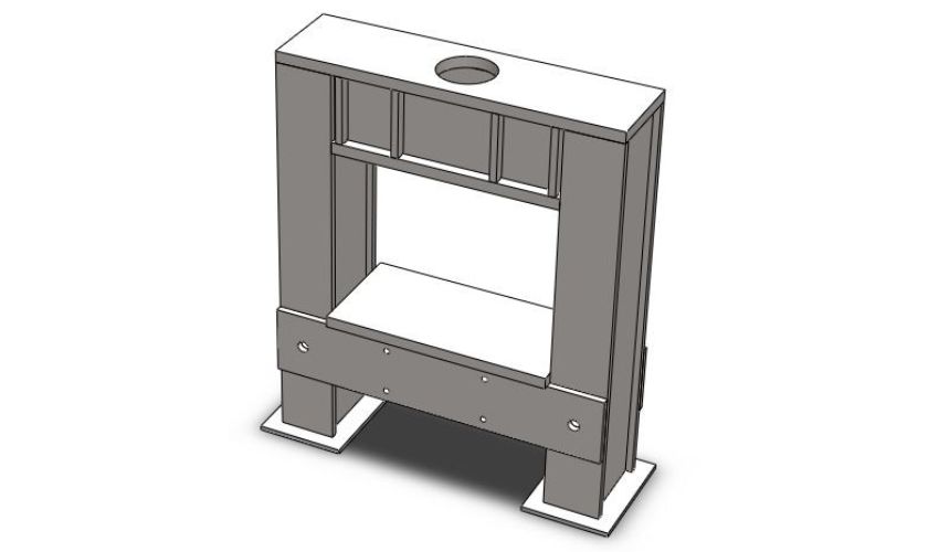 Cấu tạo của máy ép thủy lực 400 tấn 1