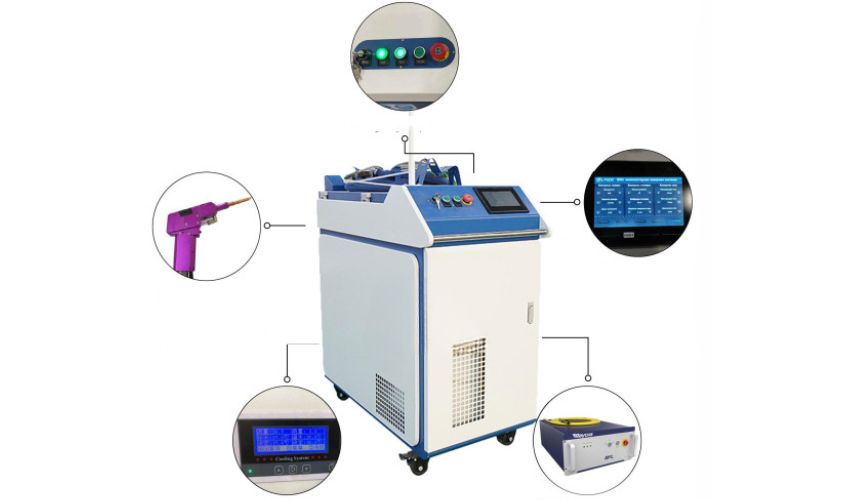 Cấu tạo của máy hàn cầm tay Laser