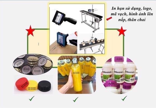 Máy in date cầm tay hộp nhựa, chai lọ giá rẻ 1