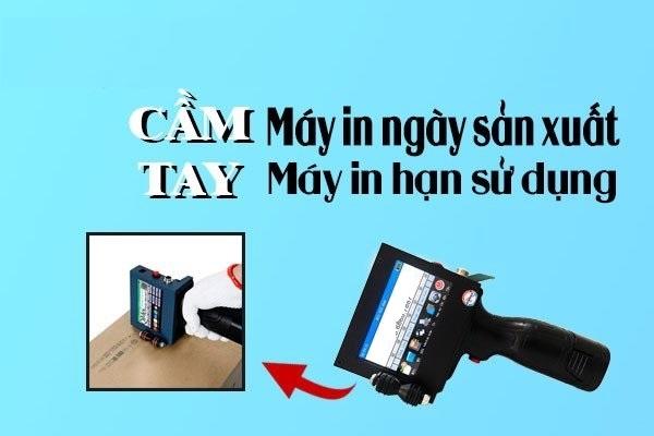 Máy in date cầm tay hộp nhựa, chai lọ giá rẻ 2