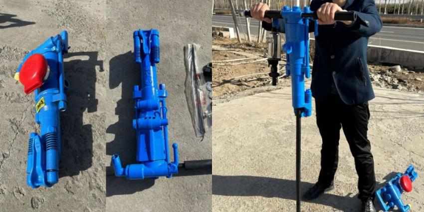 Máy khoan đá khí nén thuỷ lực