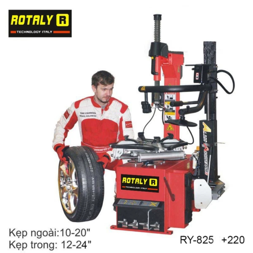 Thông số kỹ thuật của máy ra vào lốp Ry-825 +220