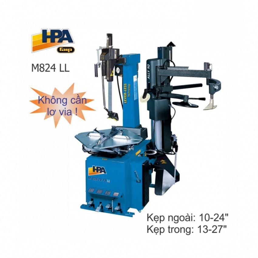 Thông số kỹ thuật của máy ra vào lốp ô tô HPA - M824Ll
