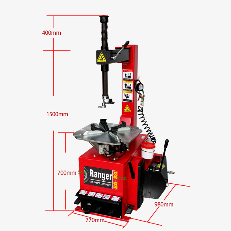 Cấu tạo máy ra vào lốp ranger 1021