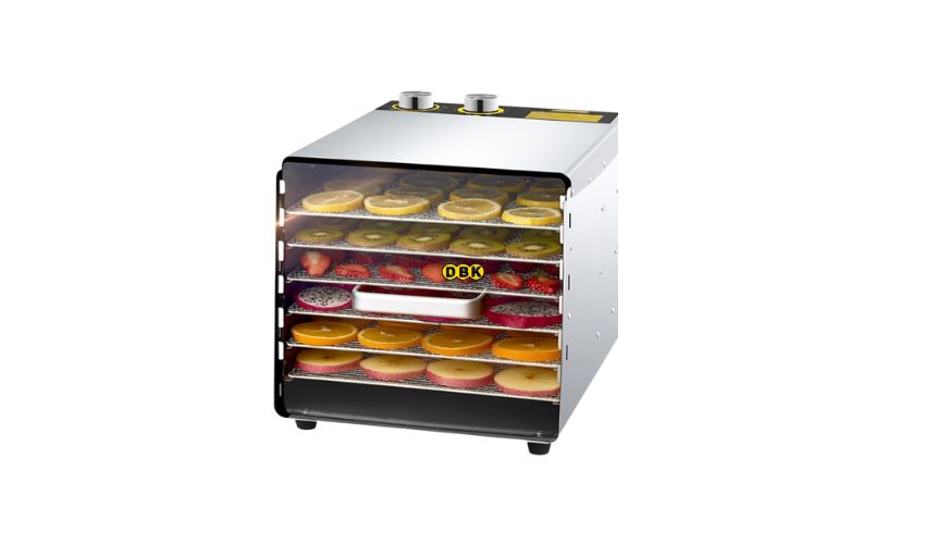 Thông số kỹ thuật máy sấy 6 khay