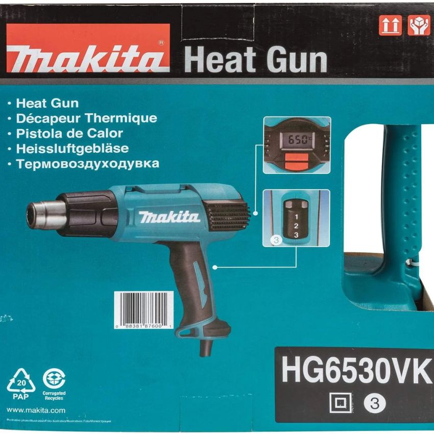Giới thiệu máy thổi hơi nóng Makita Hg6530VK (2000W)
