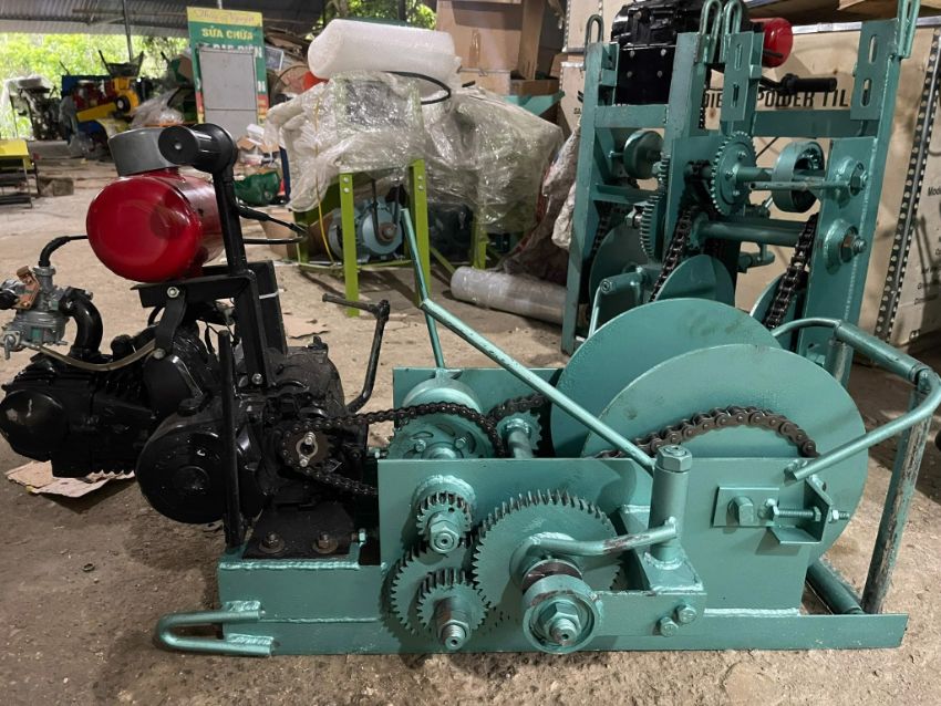 Lưu ý khi sử dụng máy tời gỗ bằng xe máy