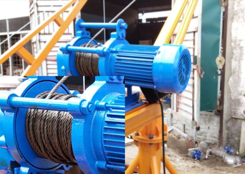 Ứng dụng của máy tời xây dựng 300kg