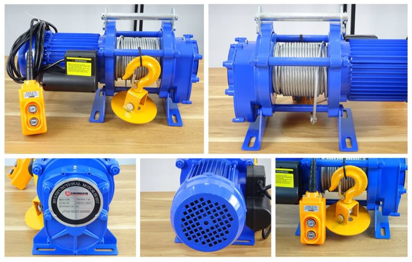 Lưu ý khi lắp đặt tời điện 300kg