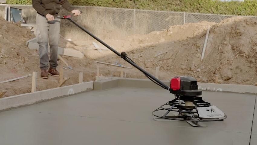 Máy xoa nền bê tông chạy điện