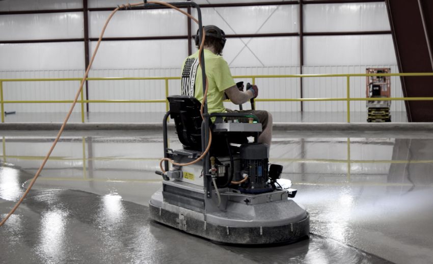 Máy xoa nền bê tông đôi