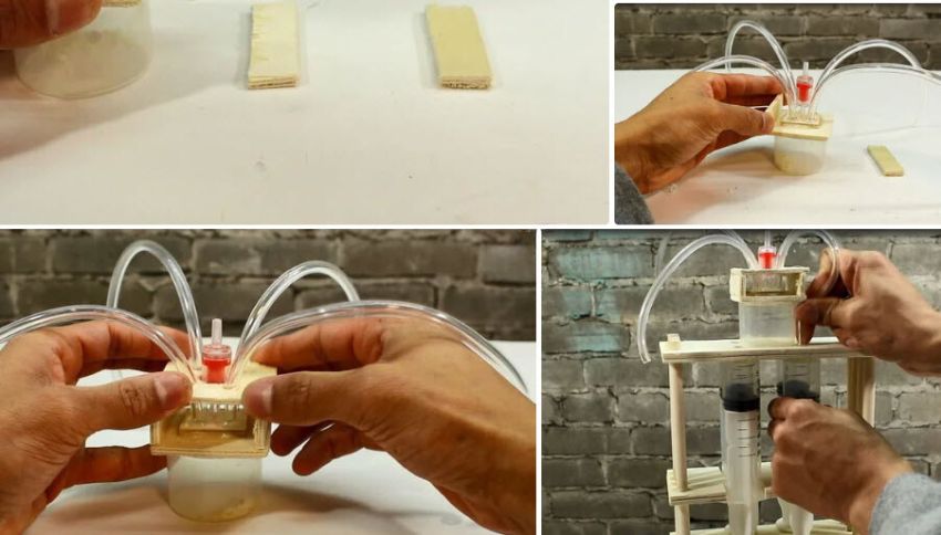 Bước 3: Làm bộ phân tách nước