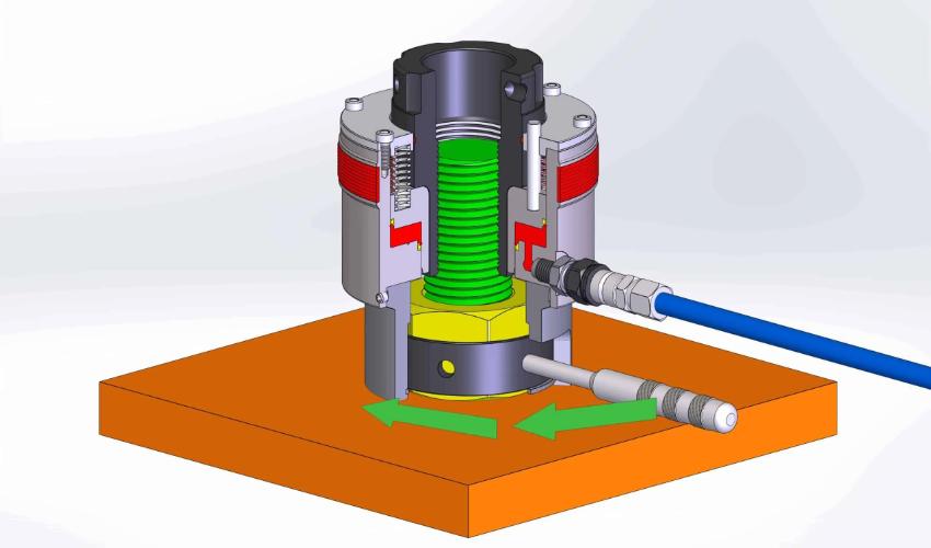 Nguyên lý hoạt động căng bulong thủy lực