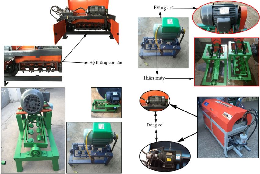 Máy duỗi sắt có cấu tạo như thế nào?