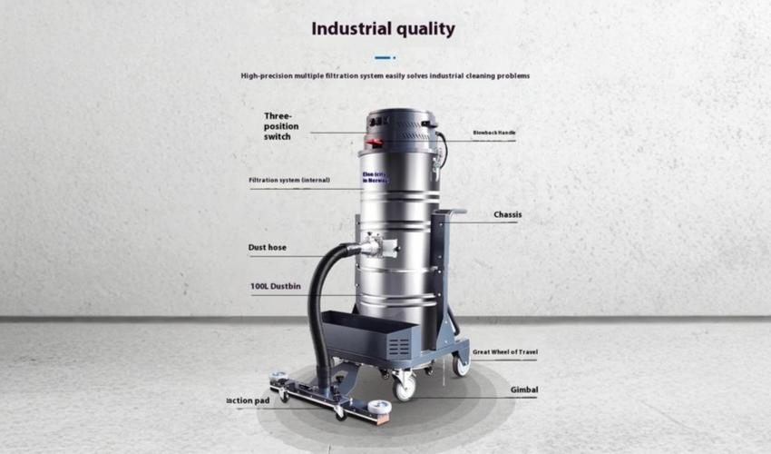 Những bộ phận chính của máy hút bụi công nghiệp