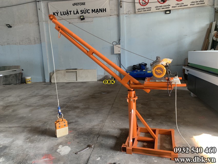 Những lưu ý khi sử dụng cẩu xoay 360 độ