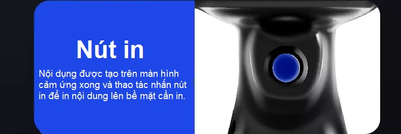 Máy in date cầm tay DBK MX5 in logo, in trên mọi chất liệu 12.7mm, mực Aturos 600DPI, USB 2G 3