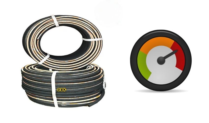 Áp lực làm việc của ống thủy lực 3/4 inch