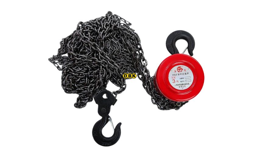 Thông số kỹ thuật pa lăng xích DBK HSZ 3 tấn 5 mét