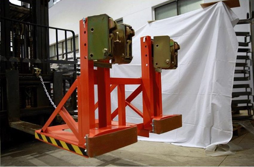 Bộ kẹp phuy đôi bốn kẹp 720kg BKPD720