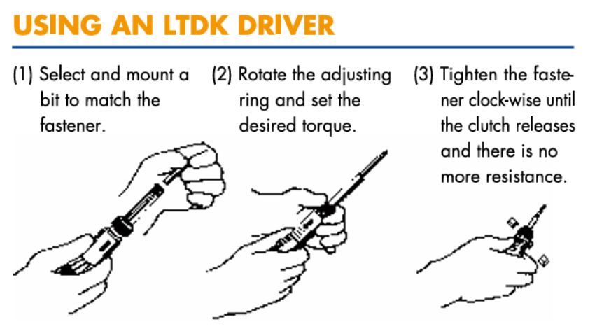 Hướng dẫn sử dụng tô vít lực KANON dòng CNLTDK