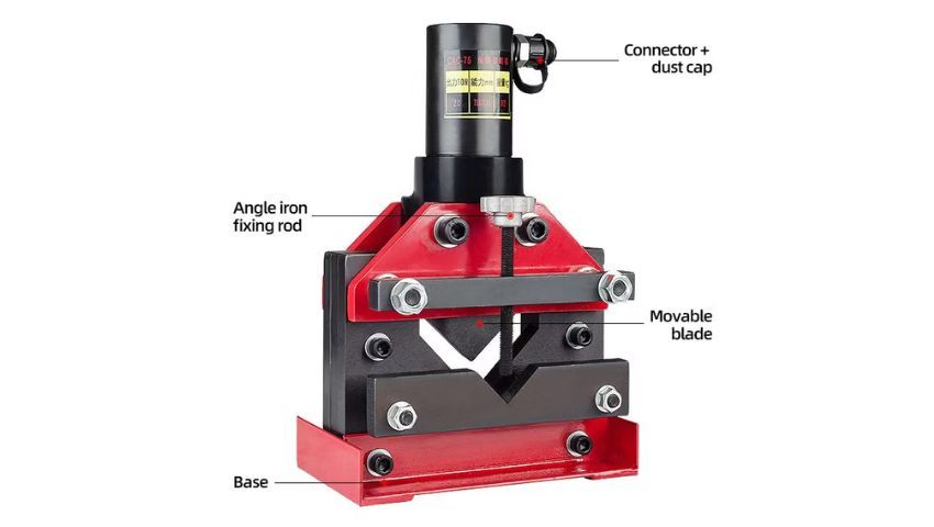 Chi tiết về cấu tạo đầu cắt V thuỷ lực CAC-75 (HHJG-60)