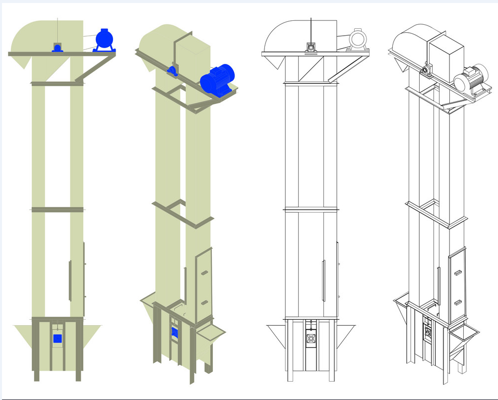 Gàu Tải Nguyên Liệu Bột Xi Măng 2