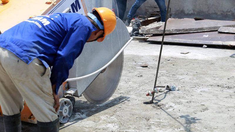 Một số cách sử dụng lưỡi cắt bê tông an toàn