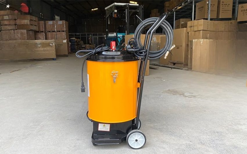 Máy bơm mỡ chạy điện DBK 15 lít 1