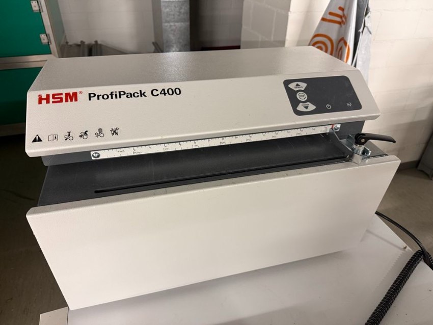 Tổng quan máy cắt băm bìa Carton HSM Profipack C400