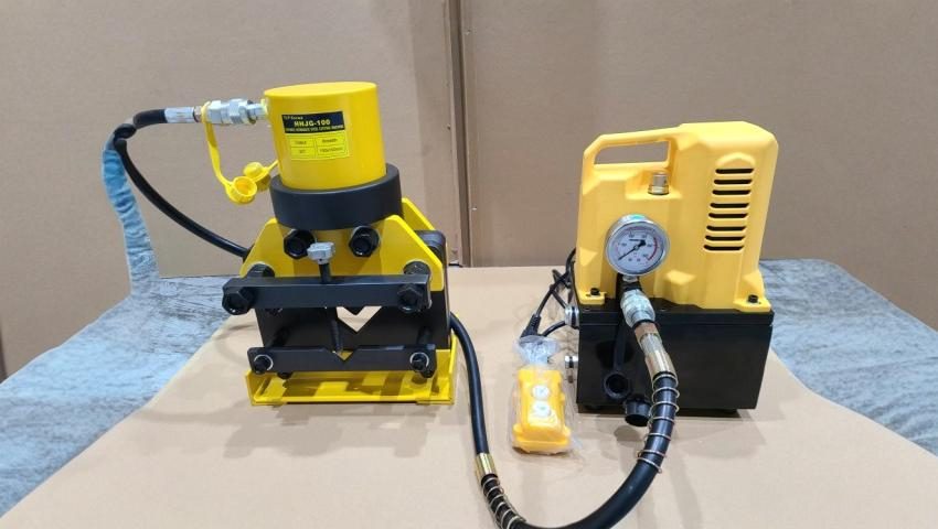 Máy cắt thép V thủy lực là gì ?