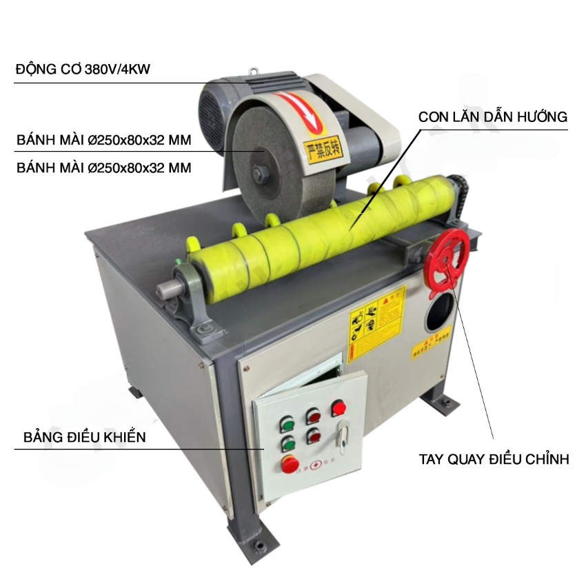 Máy chà nhám & đánh bóng ống tròn DBK-MTA120 6