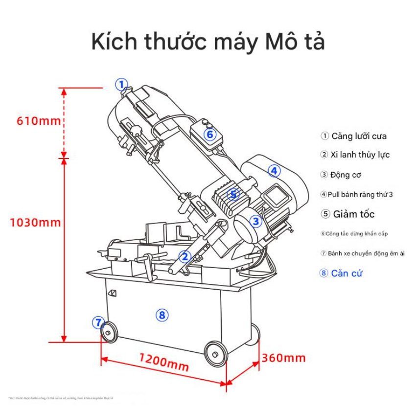 Máy cưa vòng đứng DBK HX-712N (750W) 2