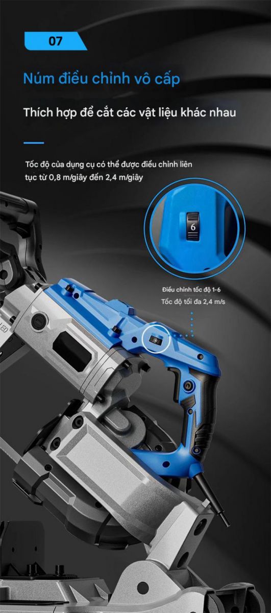 Máy cưa vòng mini DBK KDL-110 8