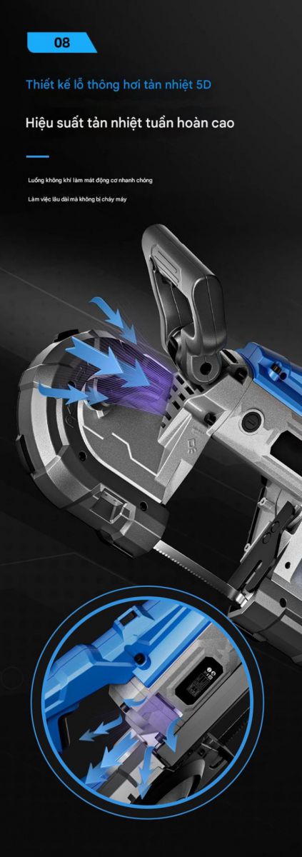 Máy cưa vòng mini DBK KDL-110 9