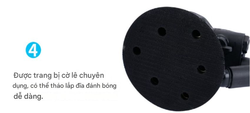 Ưu điểm của máy đánh bóng 5 inch RONGPENG RP7330 4