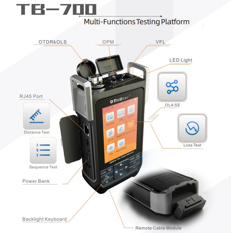 Máy đo OTDR TriBrer TB-700 giá tốt