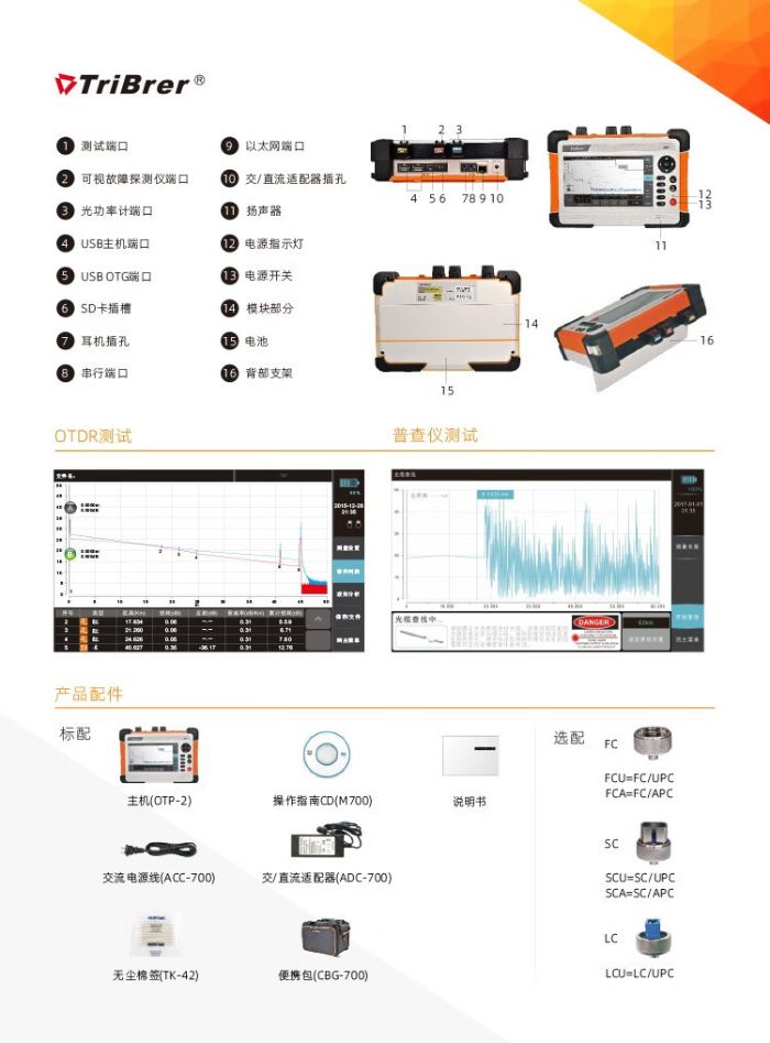 Máy đo cáp quang OTDR Tribrer APL-2 4