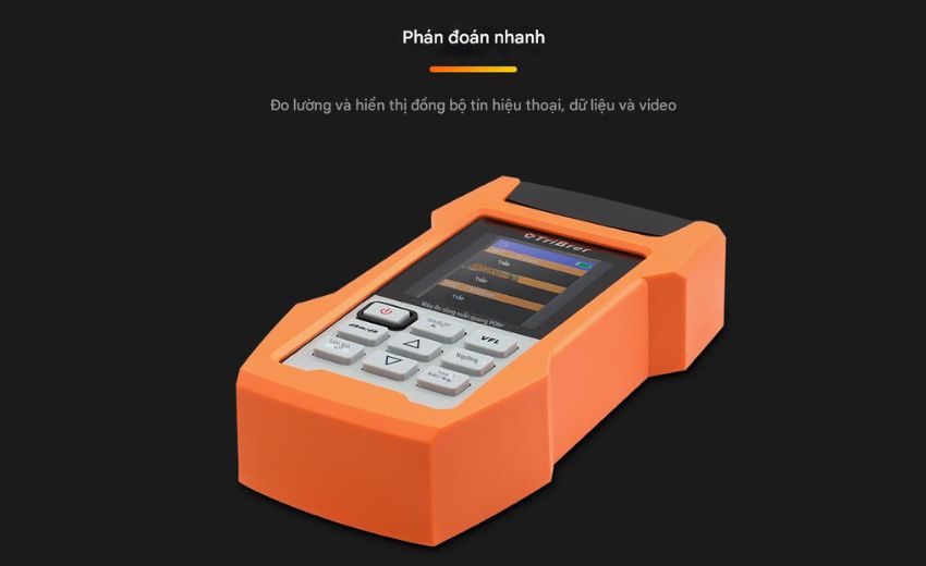Những tính năng ưu việt trang bị trên máy đo công suất quang GPON Tribrer AOF500 1