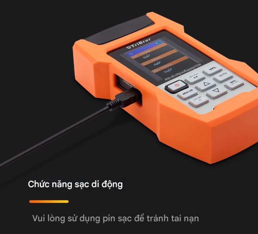 Những tính năng ưu việt trang bị trên máy đo công suất quang GPON Tribrer AOF500 2