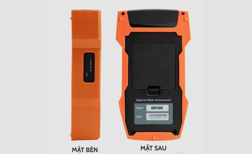 Sự tiện lợi trong thiết kế của máy đo công suất quang GPON Tribrer AOF500