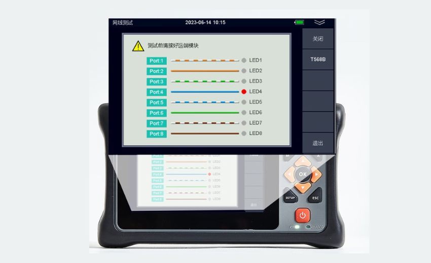 Máy đo quang OTDR mini Skycom T-OT560-A24D 5